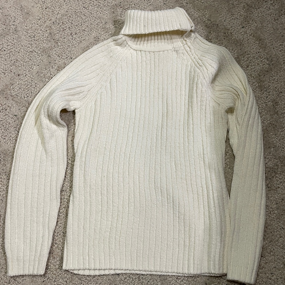 Cream turtle neck